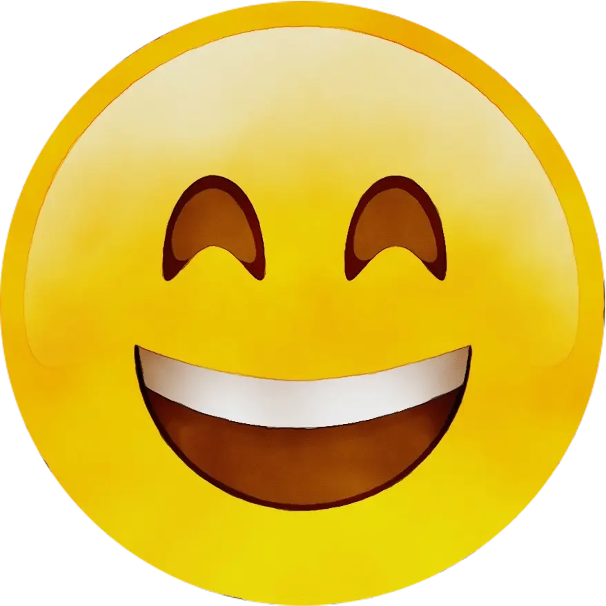 Smiling Emoji with Closed Eyes