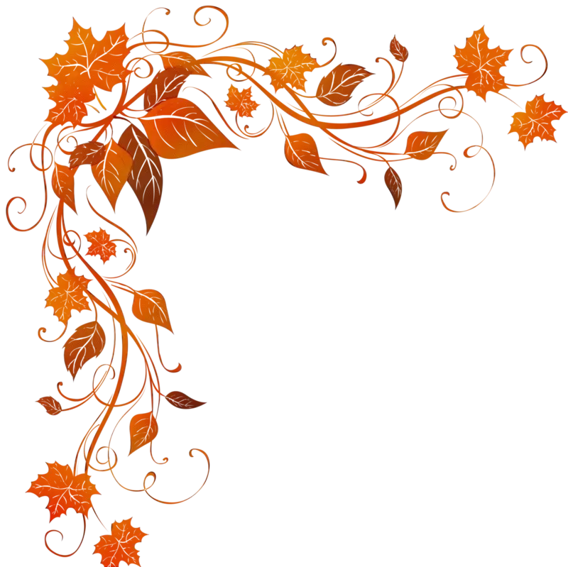 Decorative Autumn Borders