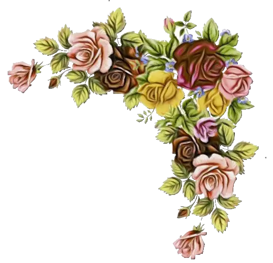 Rose Cluster Decorative Design