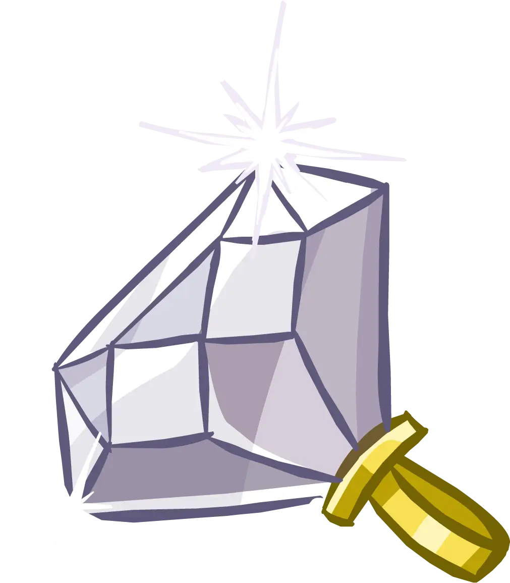 Shiny Diamond with Sword