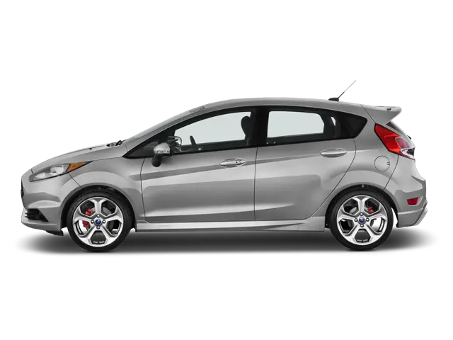Sleek Silver Hatchback Car