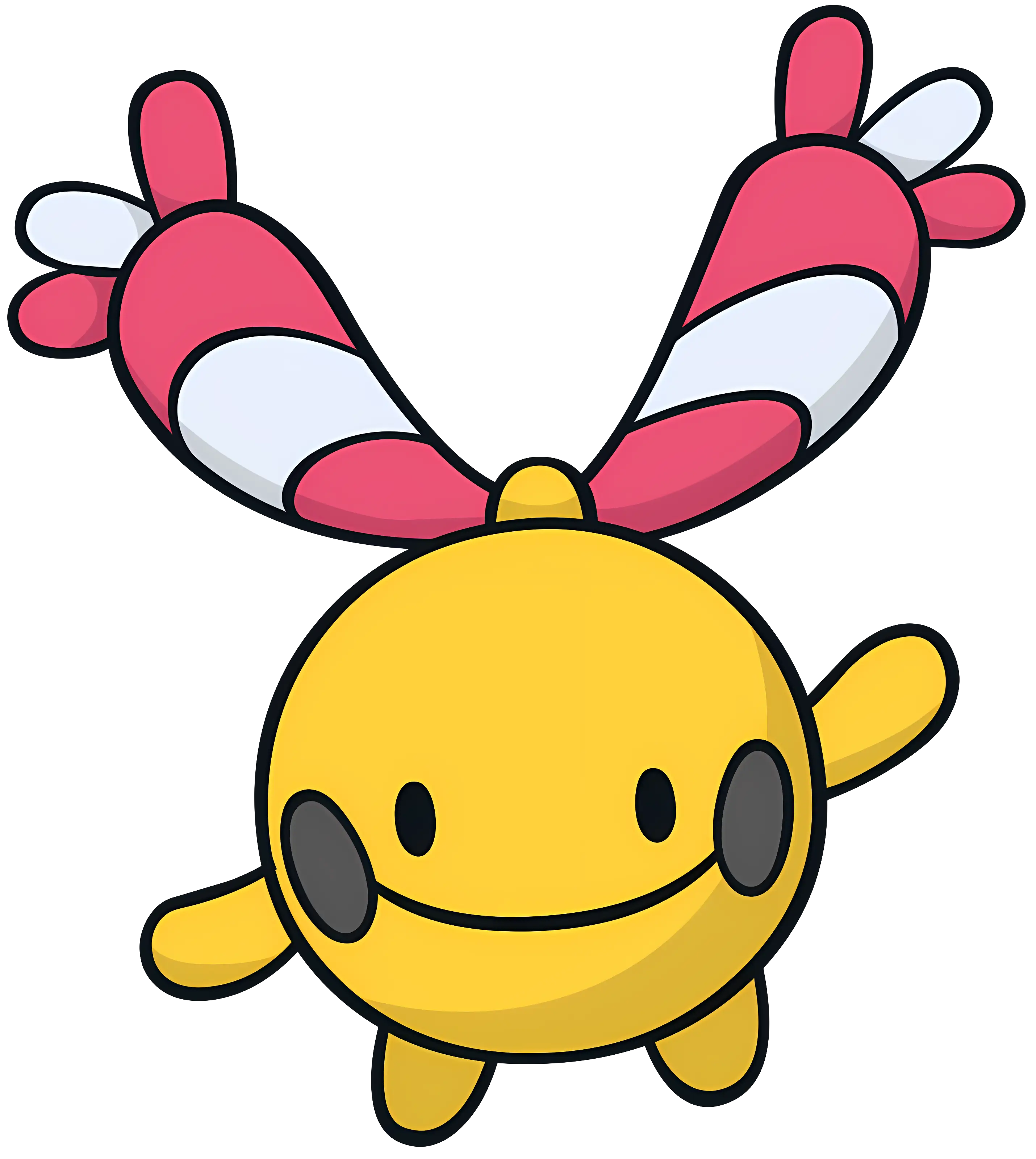Cute Yellow Cartoon Character