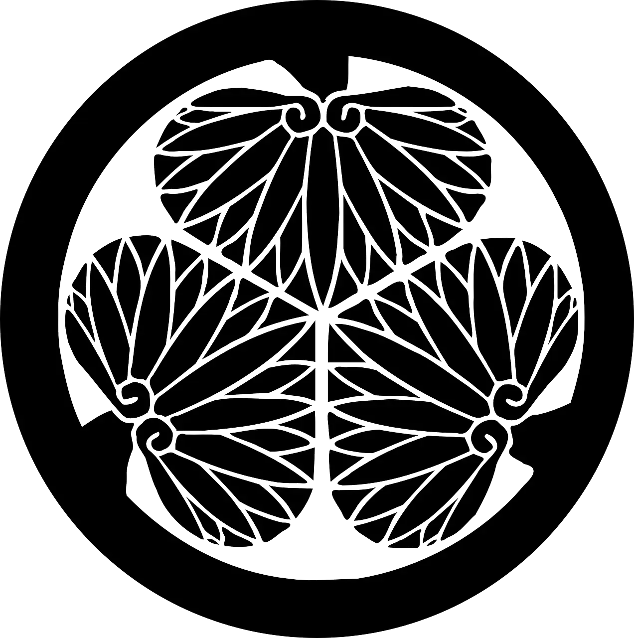 Traditional Japanese Family Crest Design