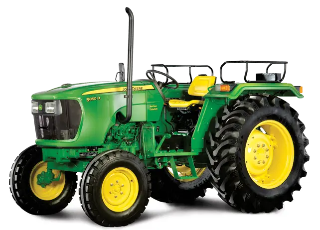 Green Agricultural Tractor for Farming