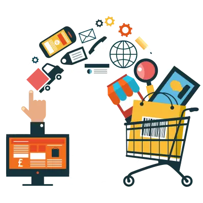 Online Shopping Concept Illustration