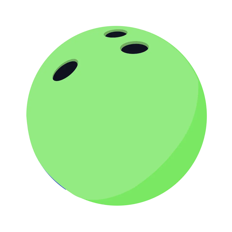 Green Bowling Ball