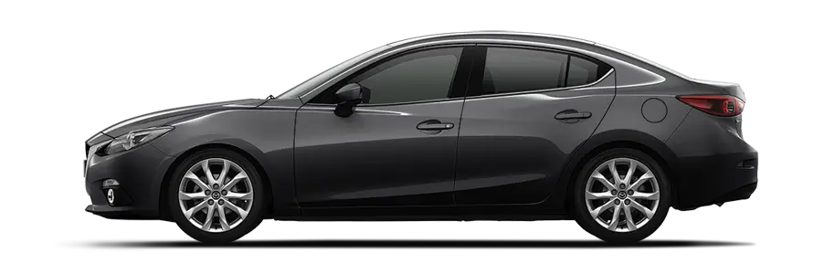 Black Sedan Car Side View