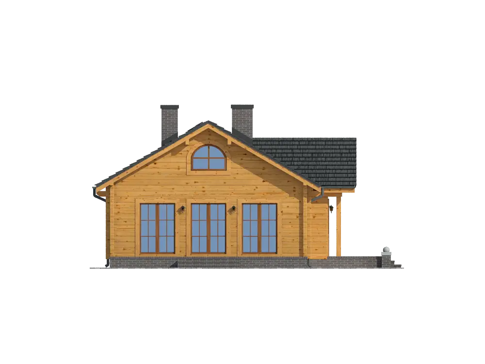 Cozy Wooden House Exterior Design