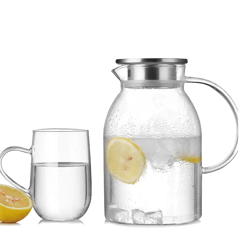 Refreshing Water Pitcher with Lemon