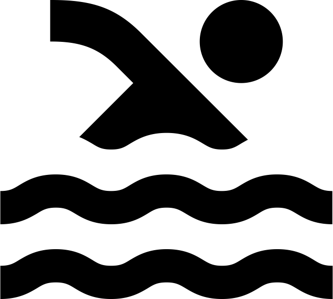 Swimming Icon Illustration