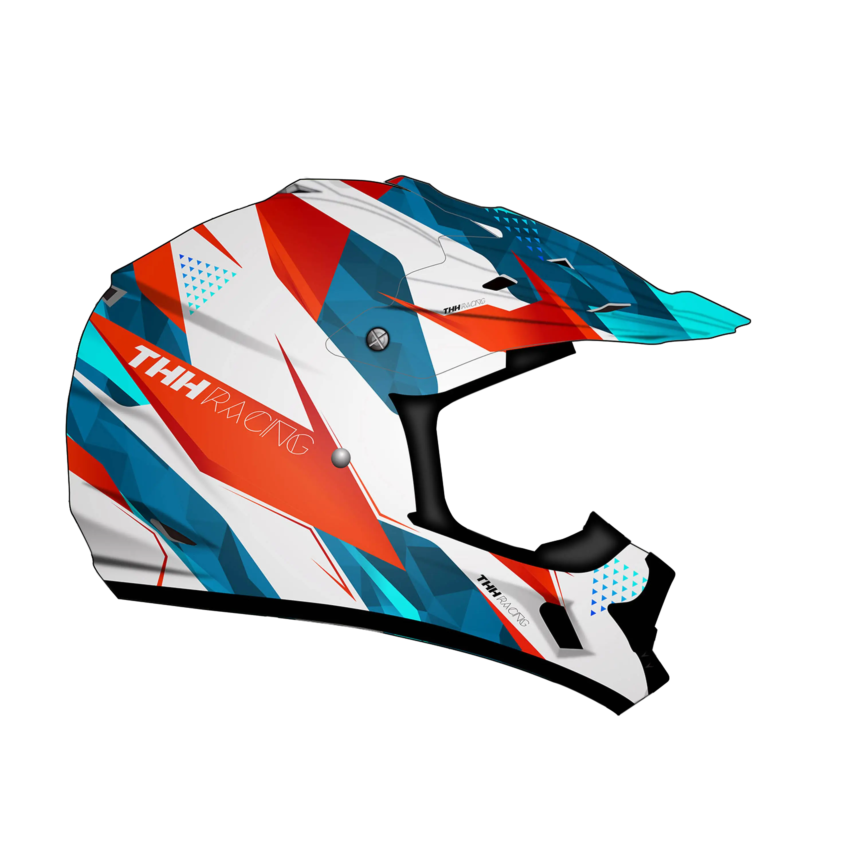 Colorful Racing Helmet