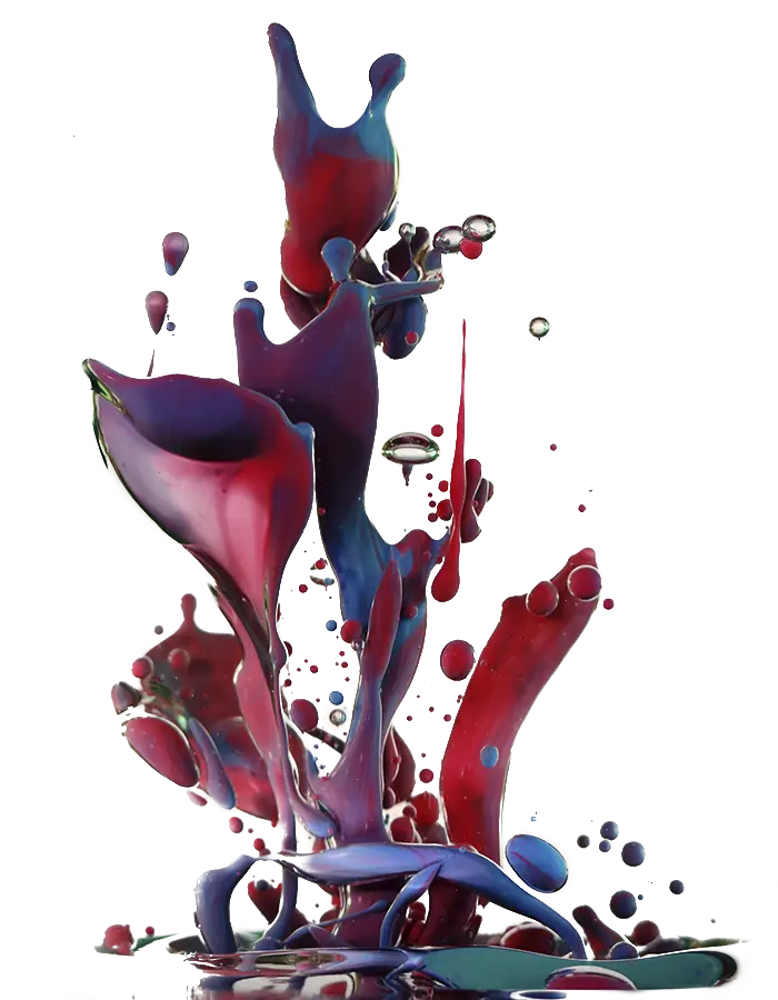 Colorful Paint Splash Art