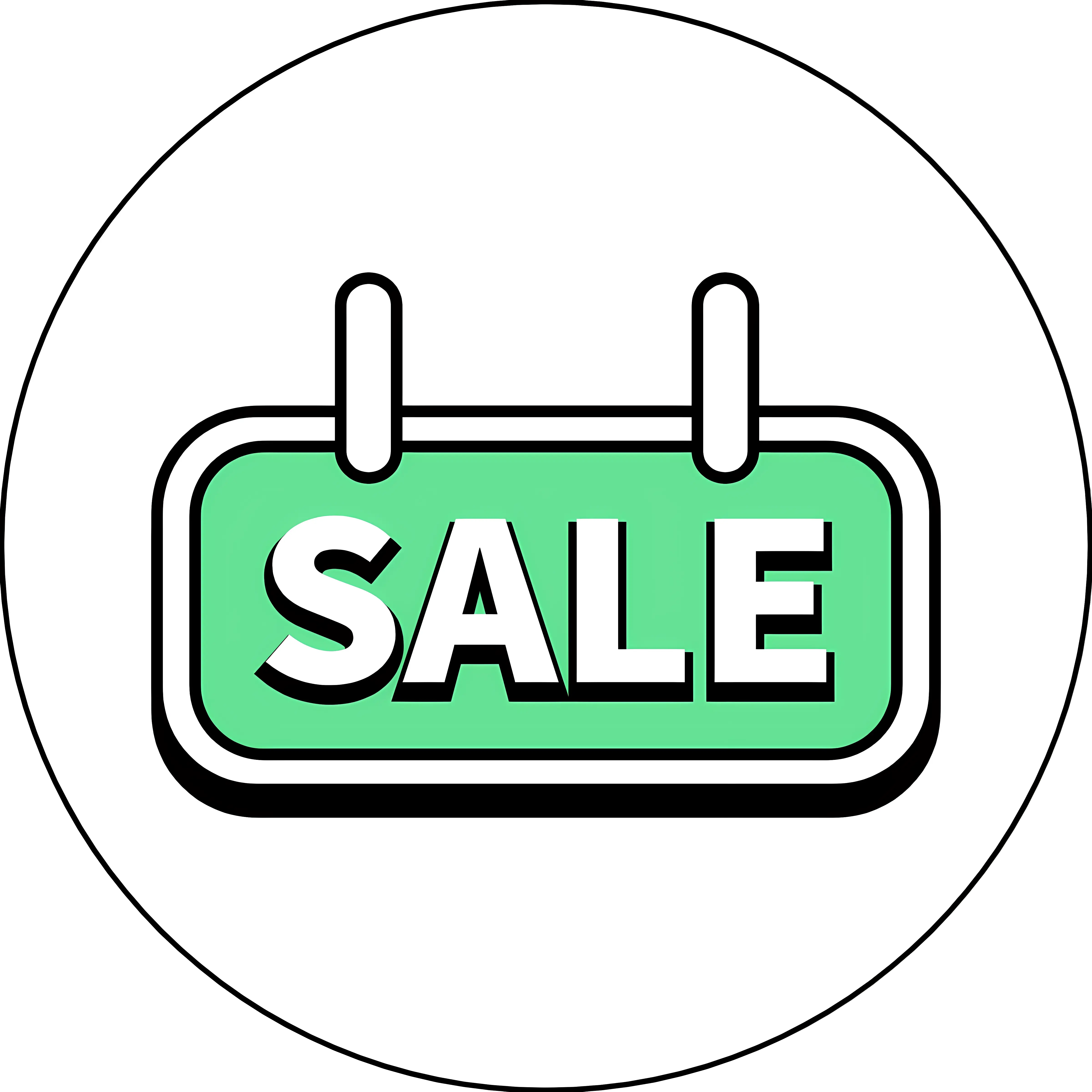 Sale Sign for Shopping Promotion