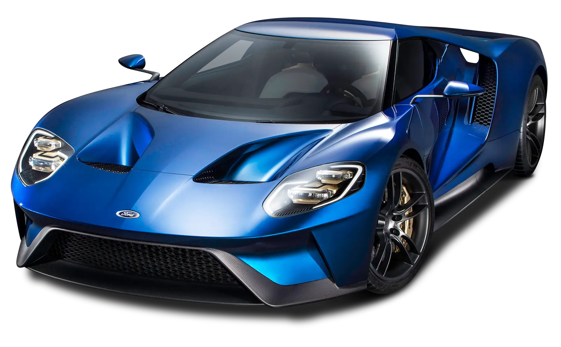 Sleek Blue Sports Car Design