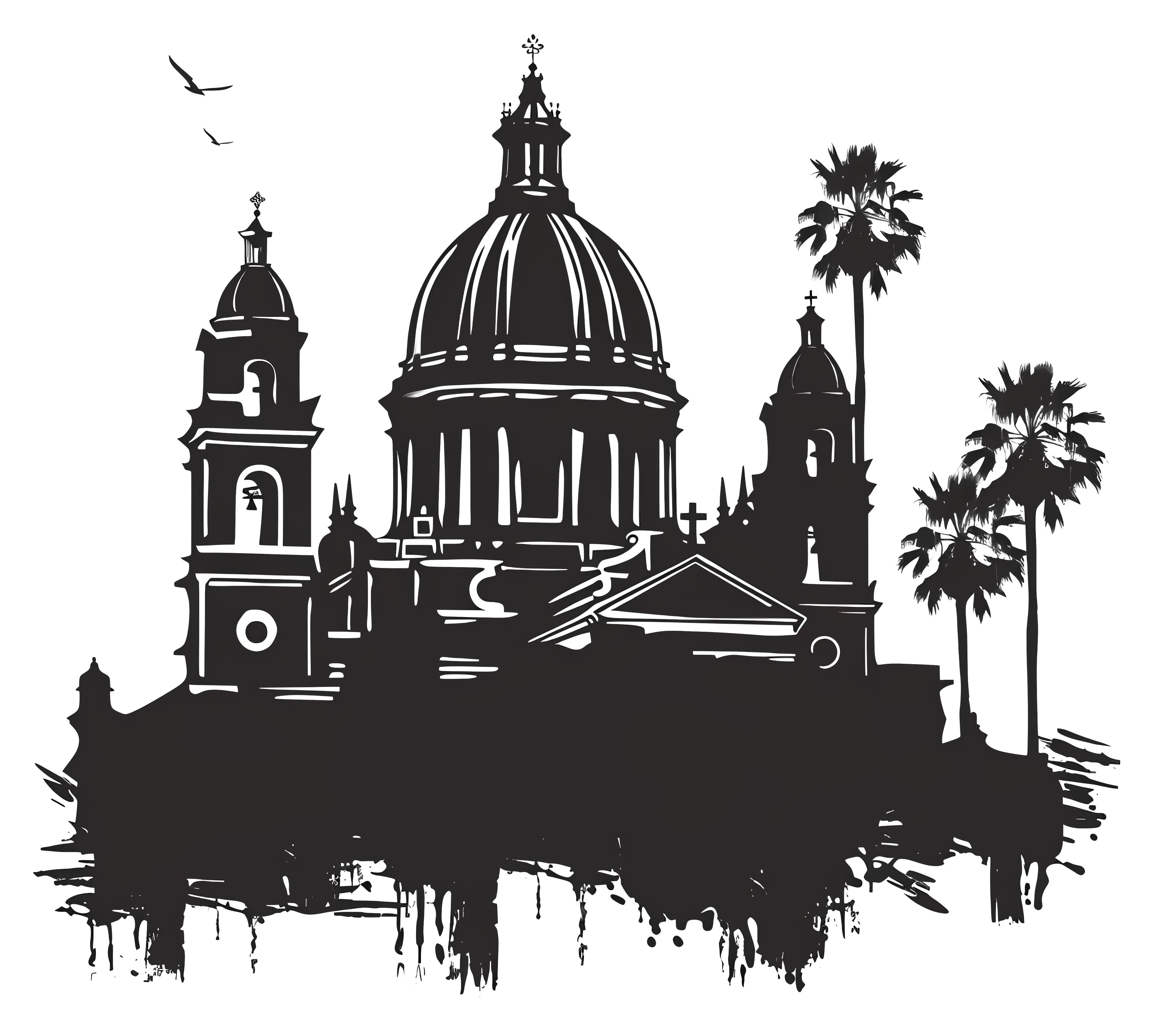 Cathedral Silhouette