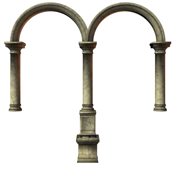 Stone Arches Structure with Classical Design