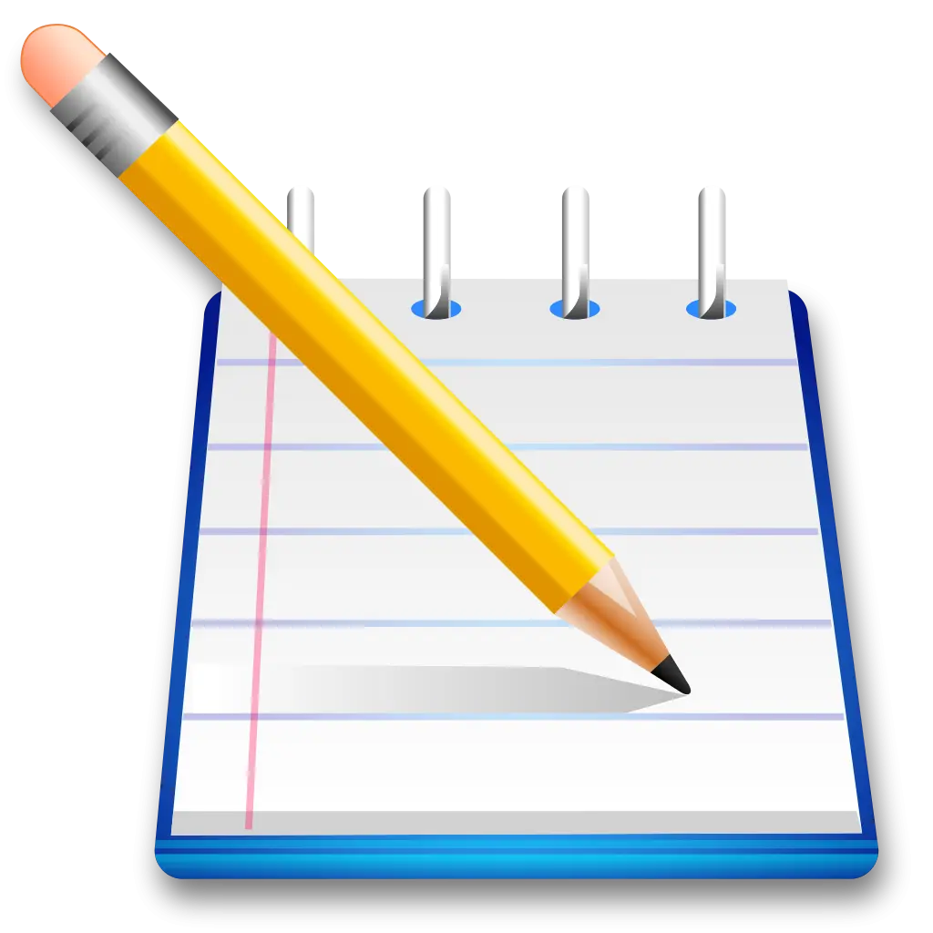 Yellow Pencil and Notepad Illustration