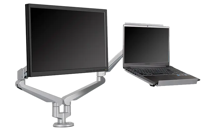 Dual Monitor and Laptop Adjustable Stand