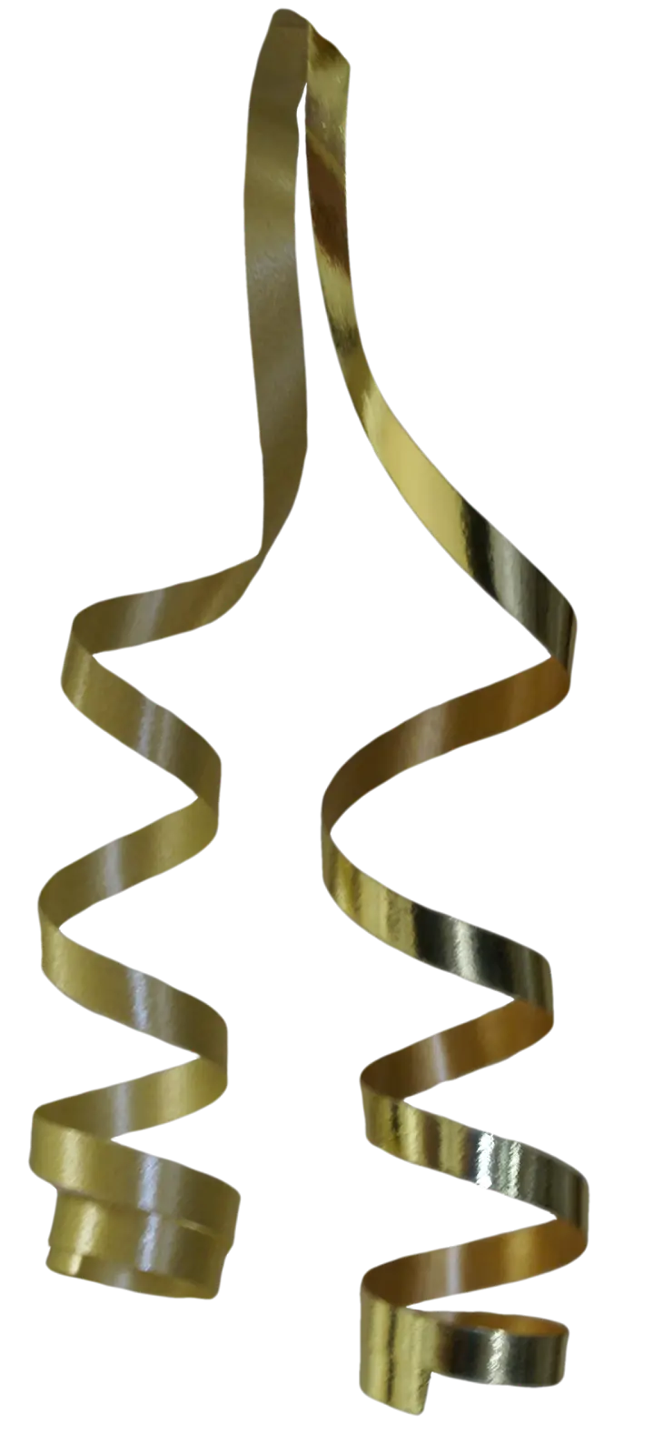 Shiny Gold Ribbon Streamers