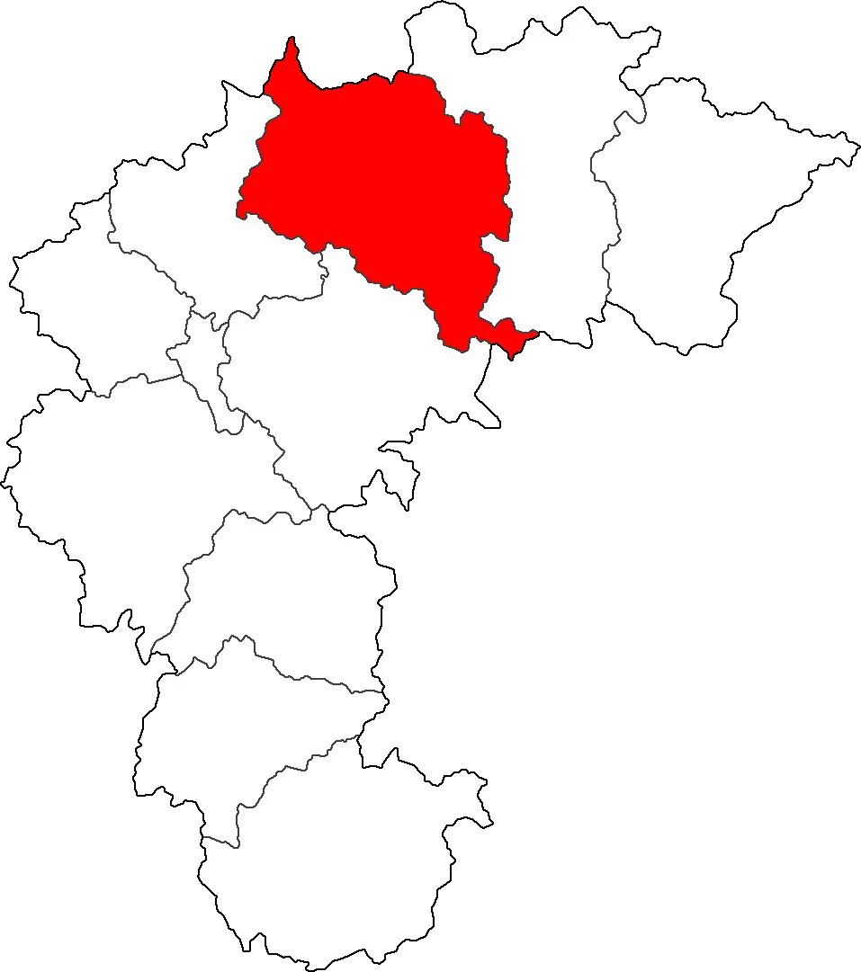 Highlighted Region on Map