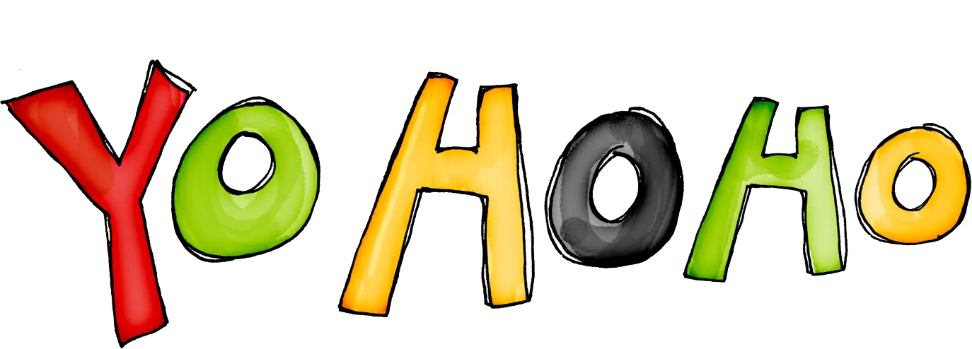 Colorful Yo Ho Ho Text