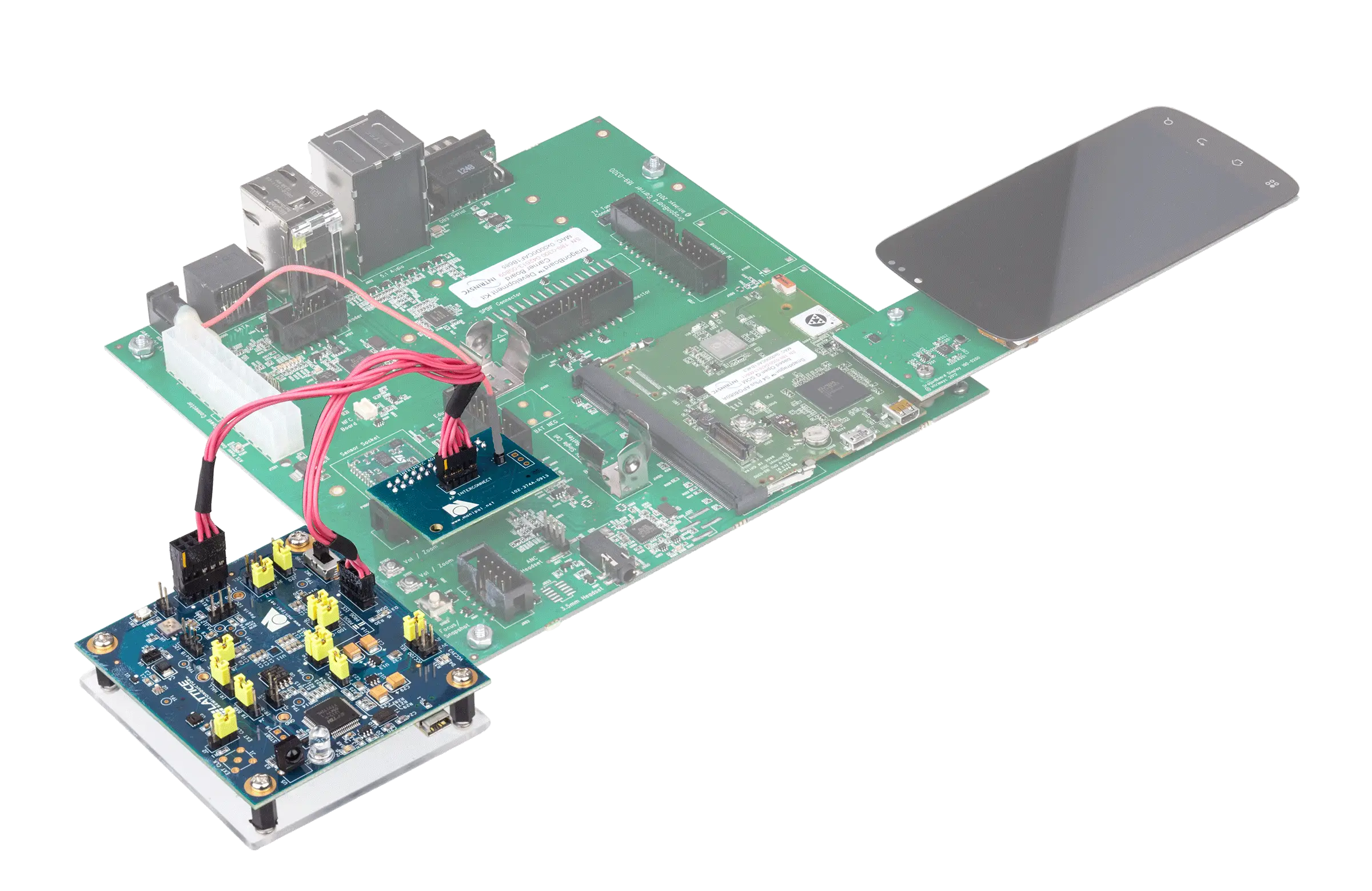 Electronic Chipboard with Components