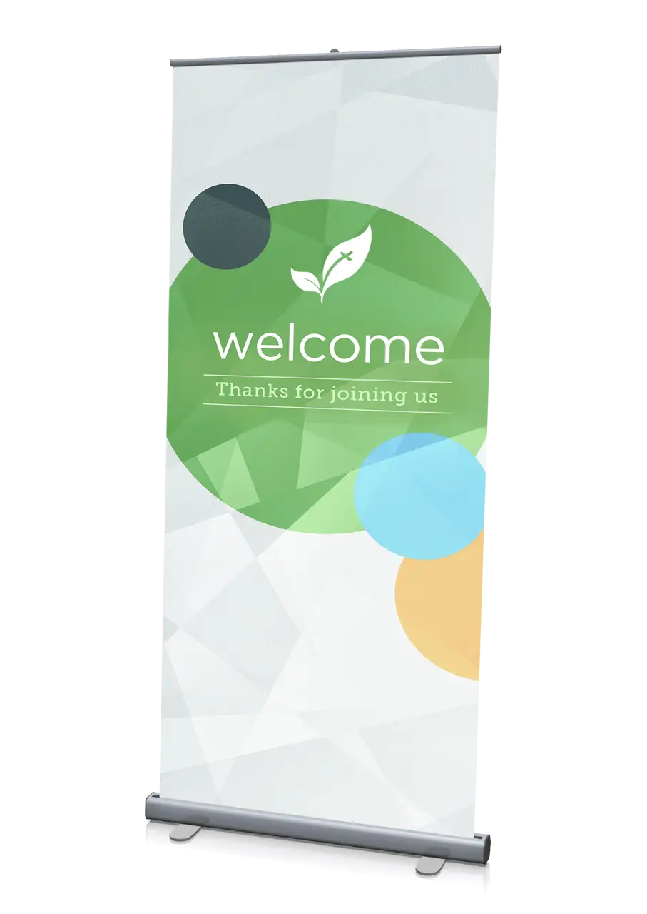 Roll-up Welcome Sign Banner for Events