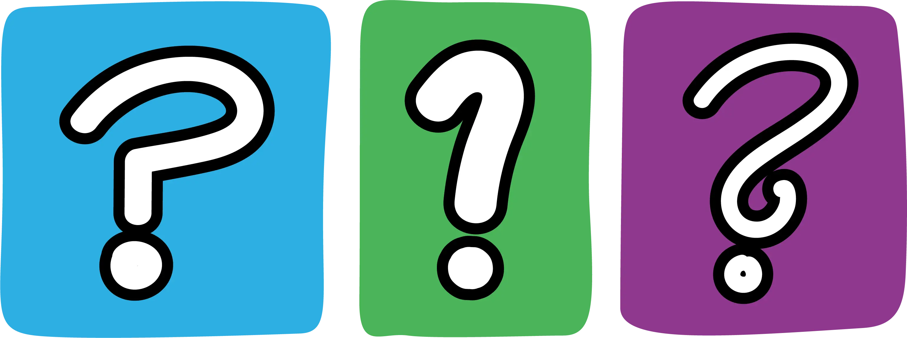 Colorful Question Marks Icon