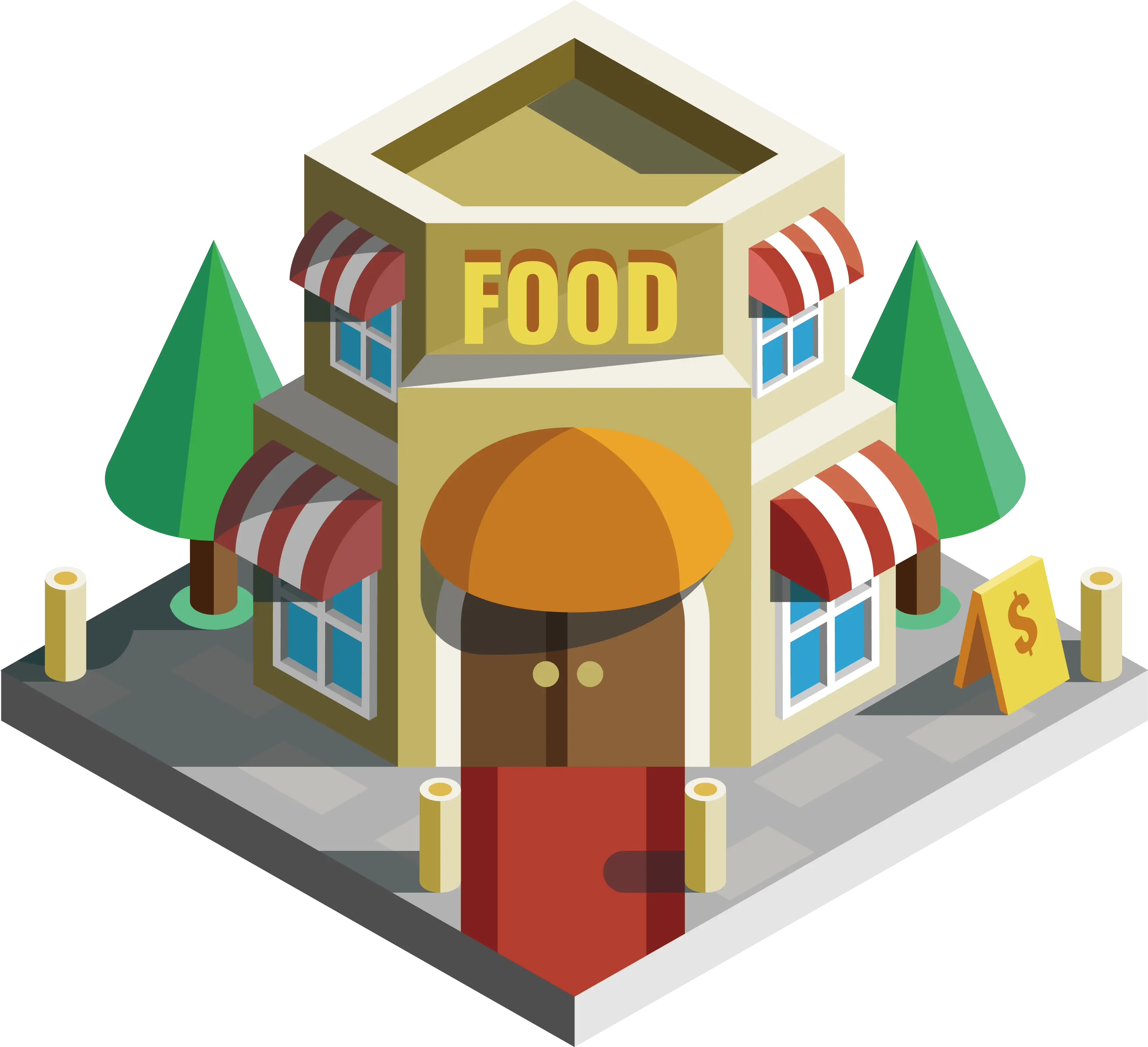 Cute Food Restaurant