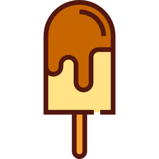 Chocolate Drizzle Ice Cream on a Stick