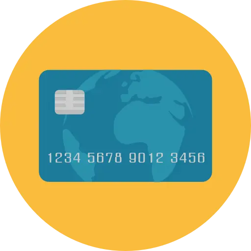 Blue Credit Card Illustration