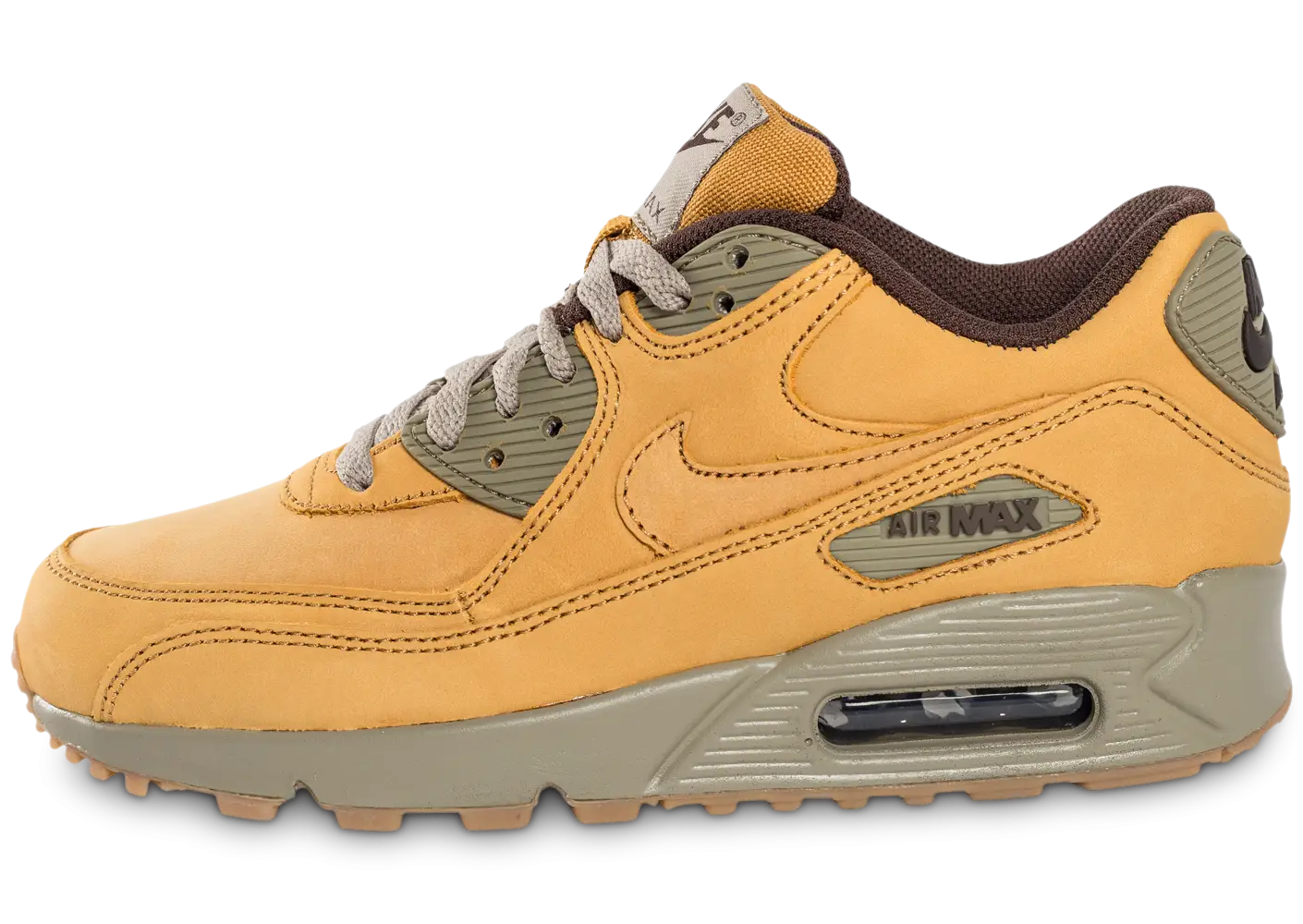 Tan and Green Sports Shoe for Stylish Comfort