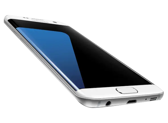 White Smartphone with Sleek Design
