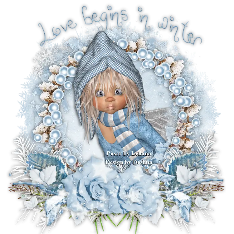 Cute Winter Doodle Illustration
