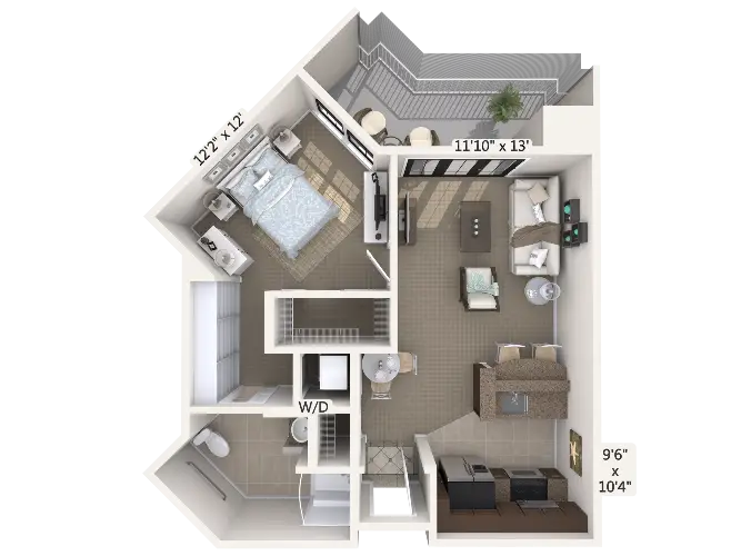 Apartment Interior Floor Plan Layout