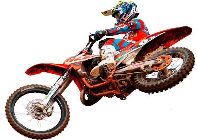 Motocross Rider Jumping