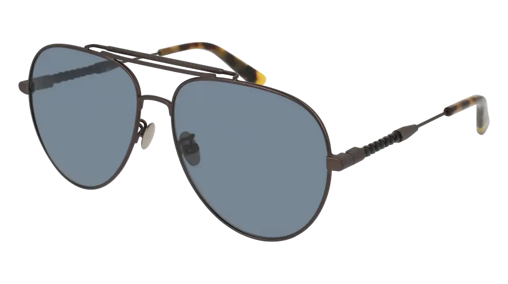 Aviator Sunglasses with Blue Lenses