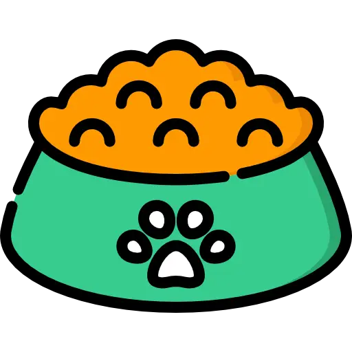 Cartoon Bowl of Dog Food