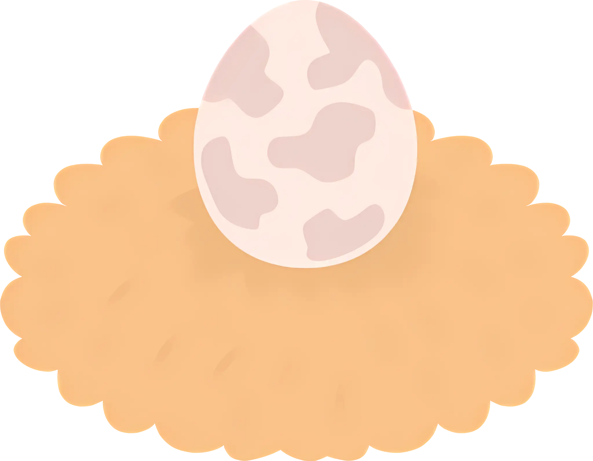 Spotted Egg in a Nest