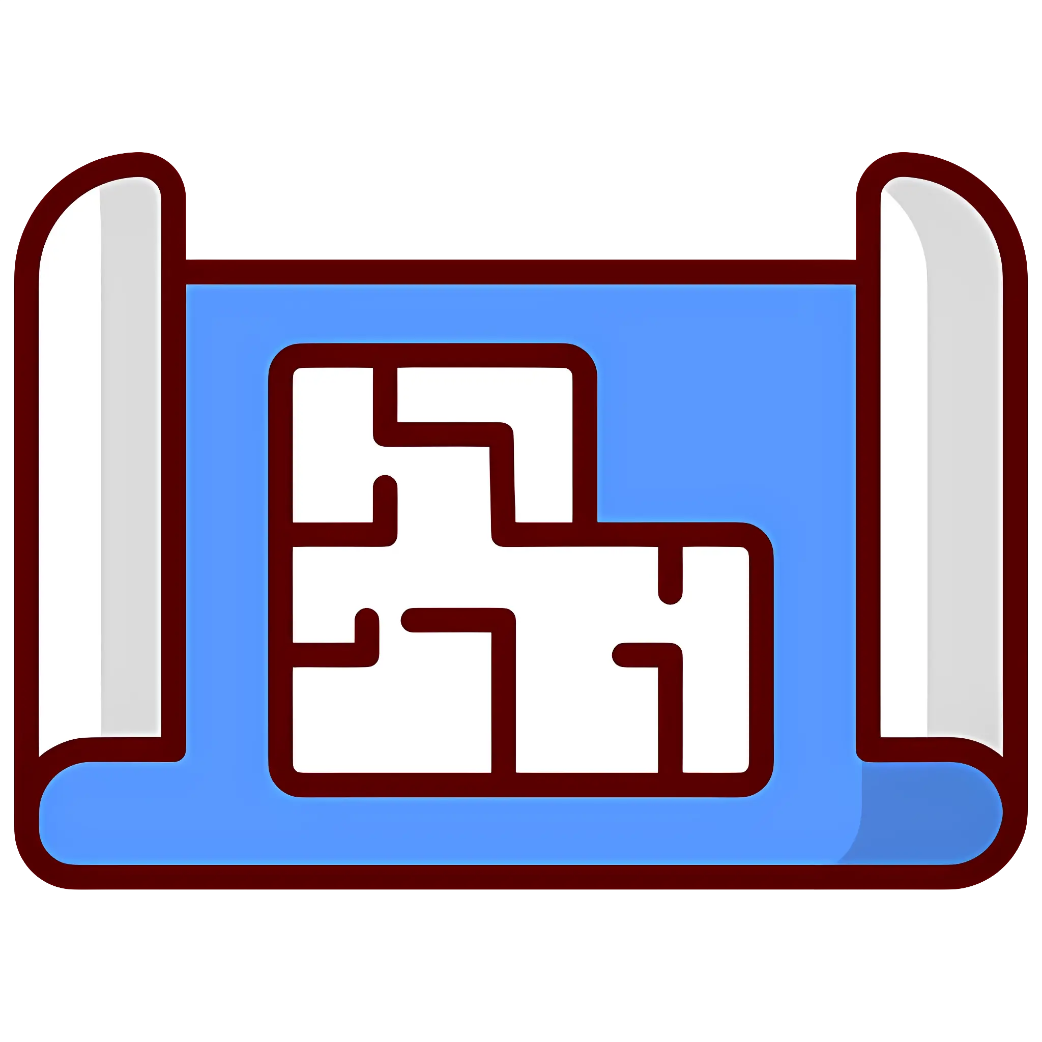 Architectural Blueprint with Floor Plan