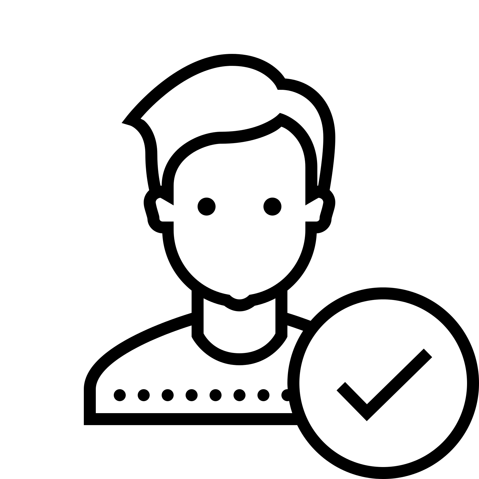 Person Icon with Check Mark