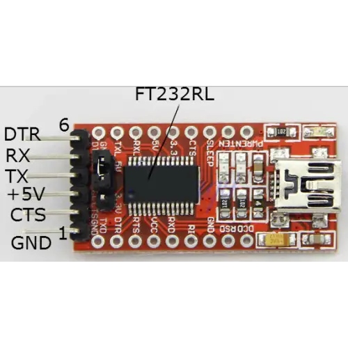 FT232RL USB to serial module