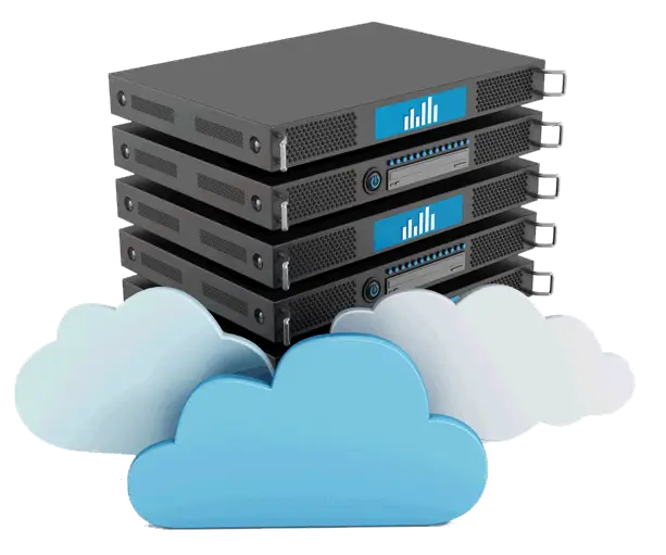 Server and Cloud Computing Concept