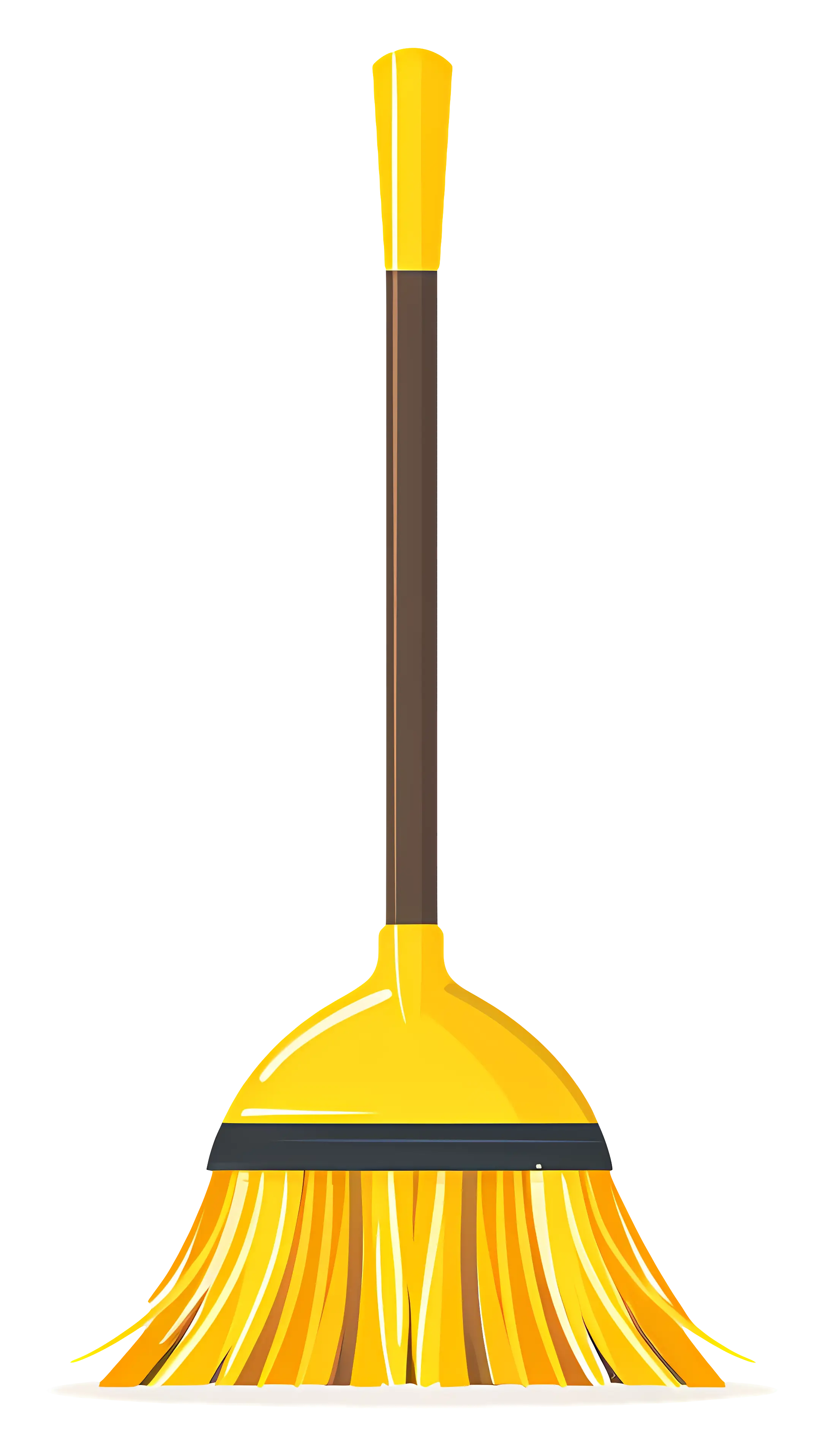 Yellow Broom for Cleaning
