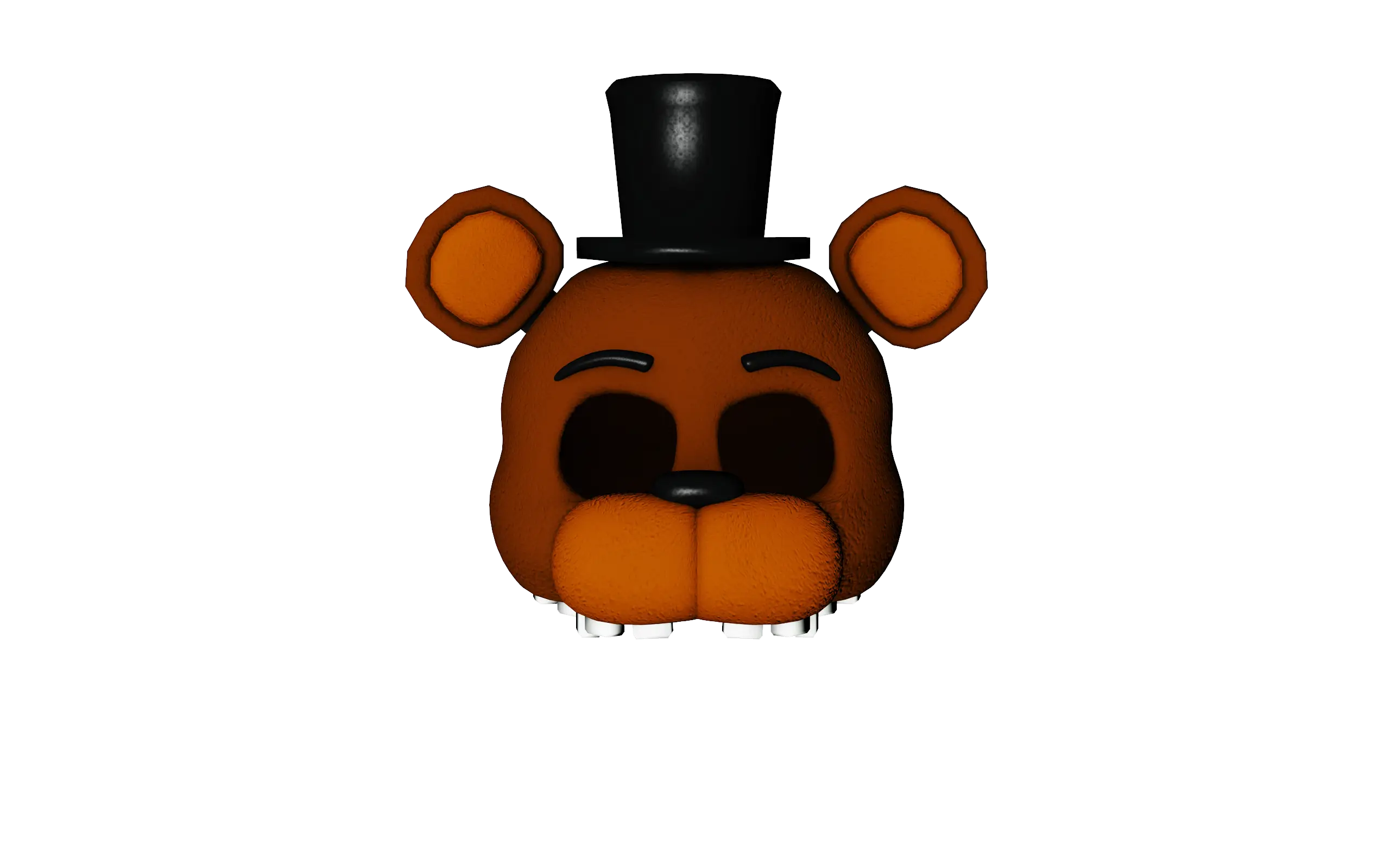 Freddy Bear Head Character