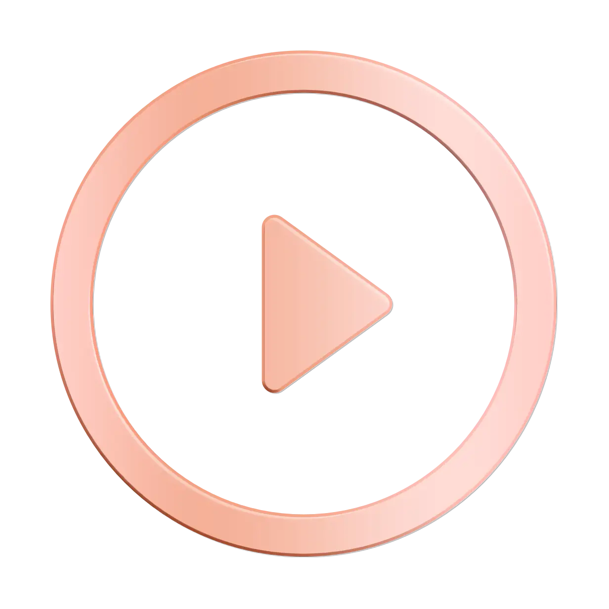 Minimalist Play Button Icon