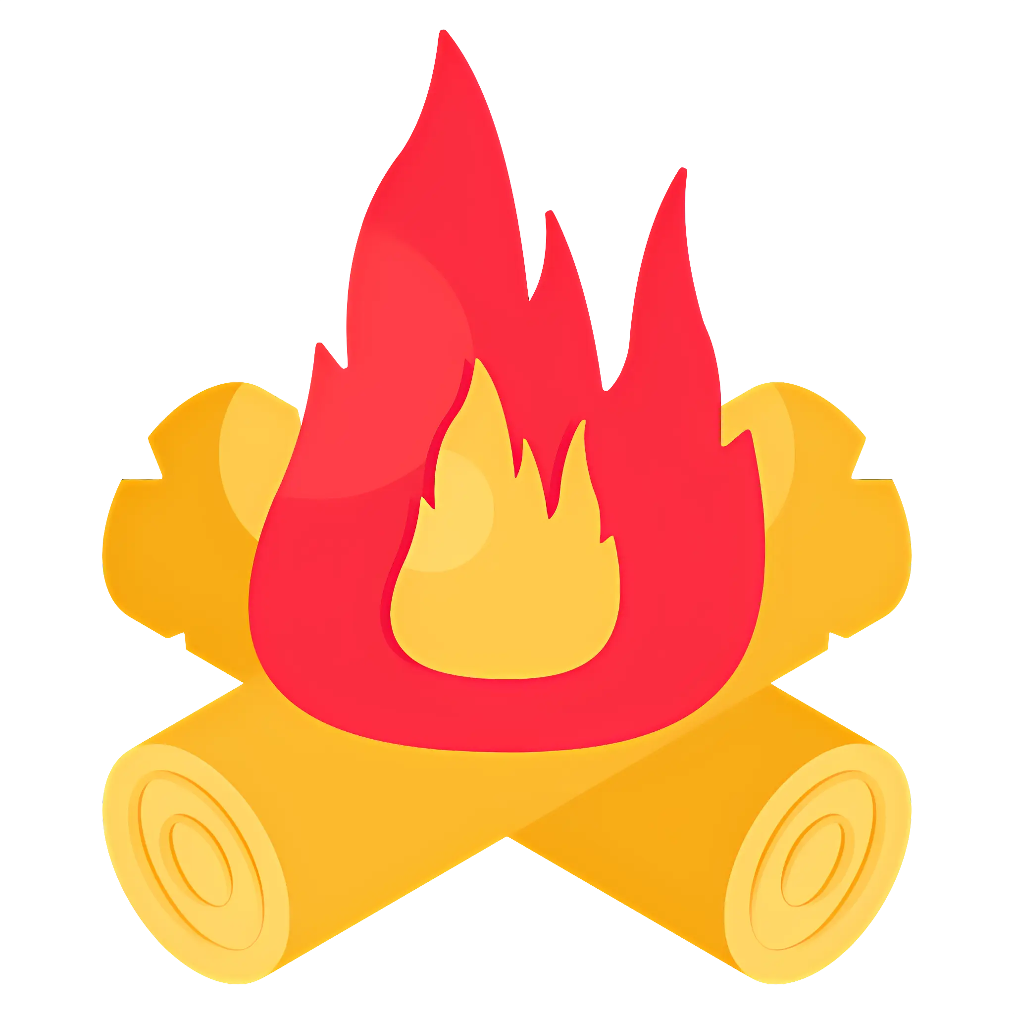 Campfire with Logs