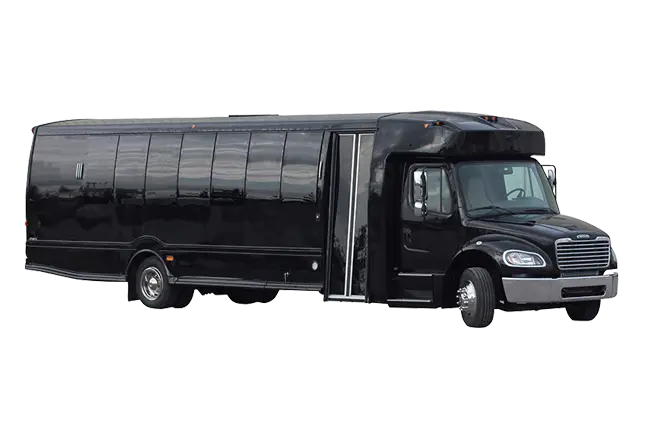 Black Shuttle Bus for Transportation