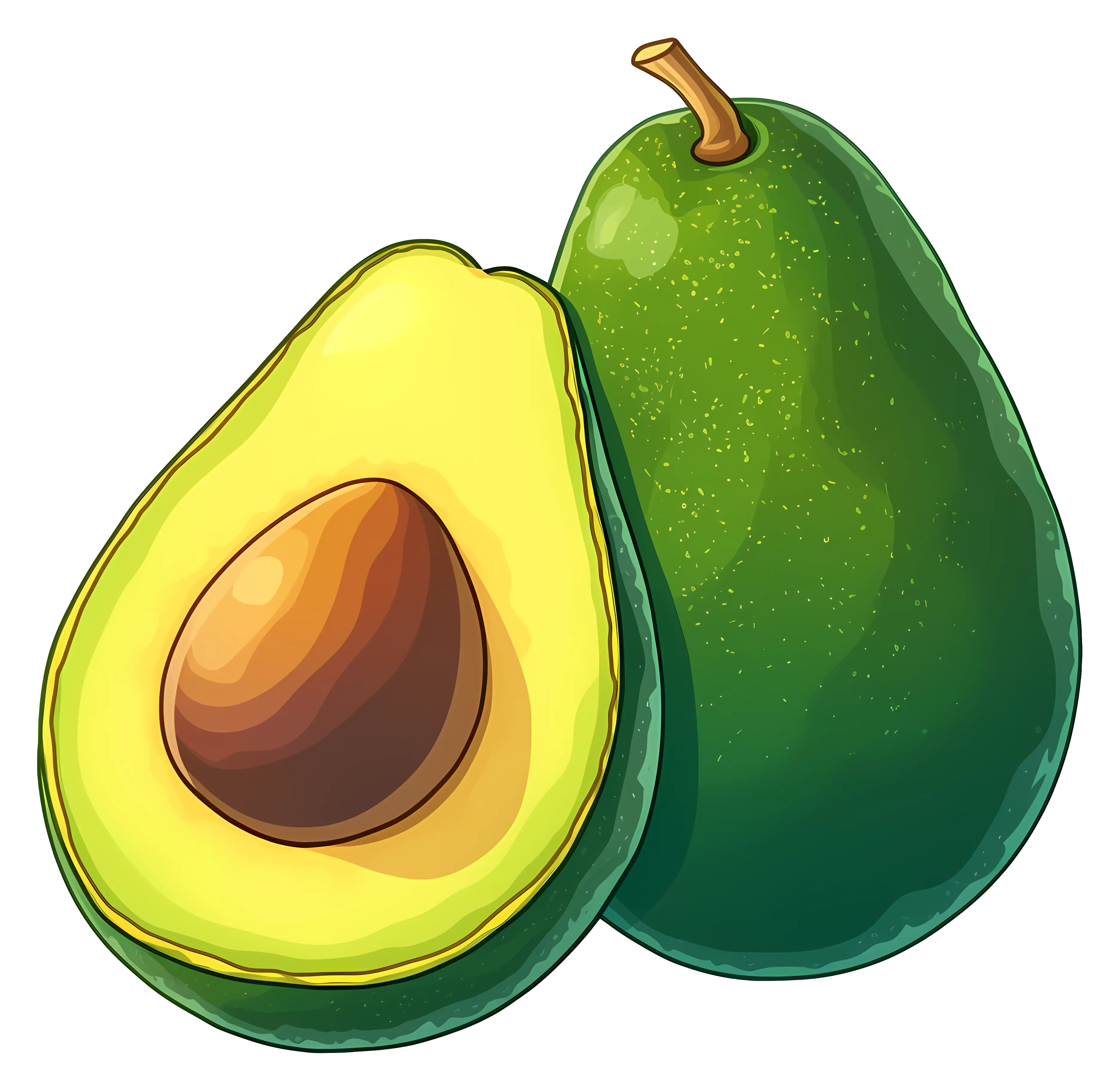 Fresh Green Avocado