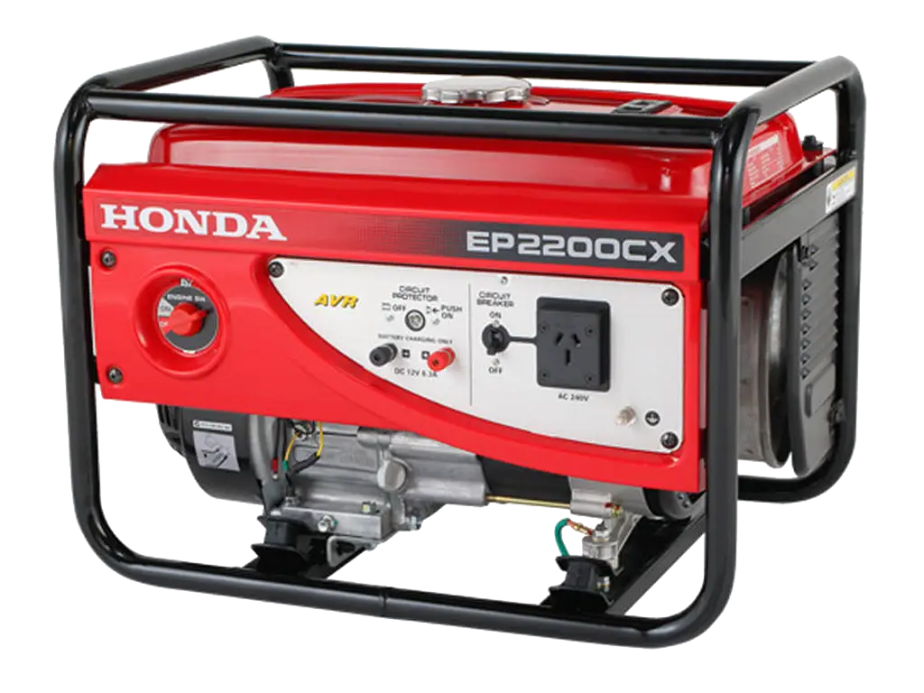 Red Honda Generator
